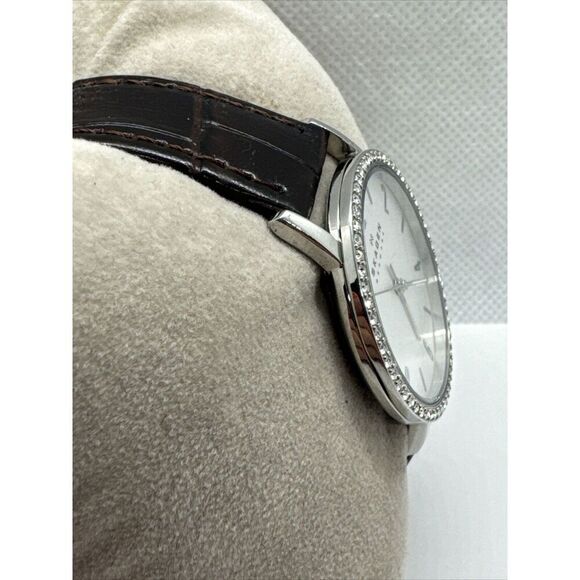 Skagen Denmark SKW2284 Women Brown Leather Analog Dial Quartz Wrist Watch AEA246 main image 8